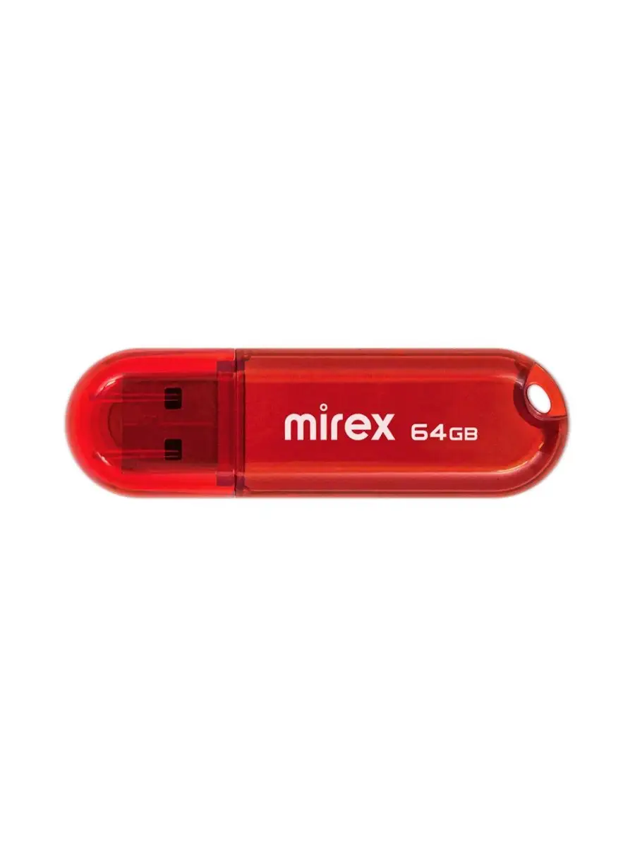 Флеш накопитель Mirex 13600-FMUCAR64 64GB,Candy,USB 2.0,красный 13600-FMUCAR64 13600-FMUCAR64