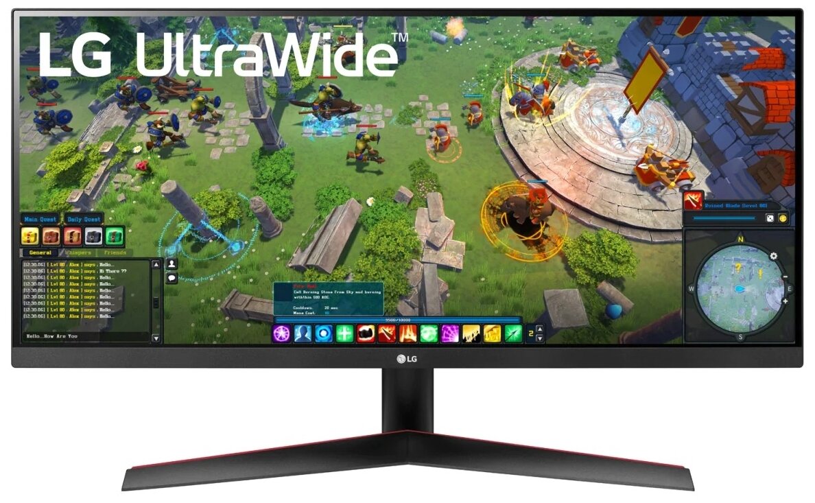 Монитор LG LCD 29'' (21:9) 2560х1080(UW-UXGA) IPS, nonGLARE, 250cd/m2, H178°/V178°, 1000:1 1ms, HDMI, DP, Tilt, Speakers, Audio out, 2Y, Black USB-C 29WP60G-B 29WP60G-B #4