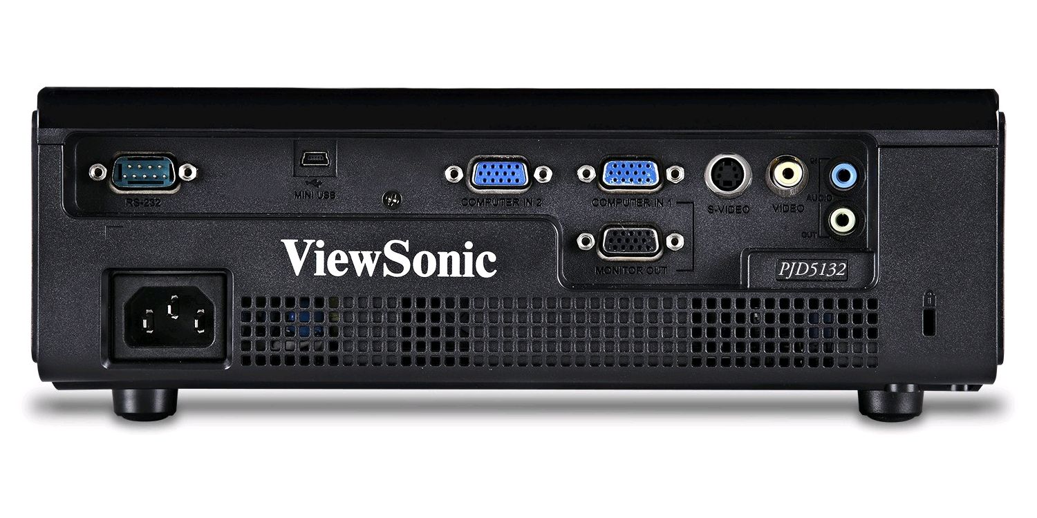 Проектор ViewSonic PJD5132 DLP, SVGA 800x600, 2800Lm, 15000:1, 2x2W speaker, 3D Ready, lamp 10000hrs PJD5132	 PJD5132	