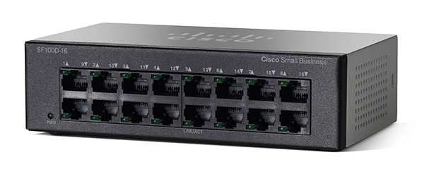 Коммутатор Cisco SF110D-16 16-Port 10/100 Desktop Switch SF110D-16-EU SF110D-16-EU