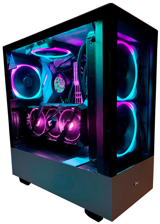 Персональный компьютер iRU Game 719 MT Core i9 11900F (2.5) 32Gb SSD1Tb RTX3090 24Gb Free DOS GbitEth 850W черный 1546547 1546547