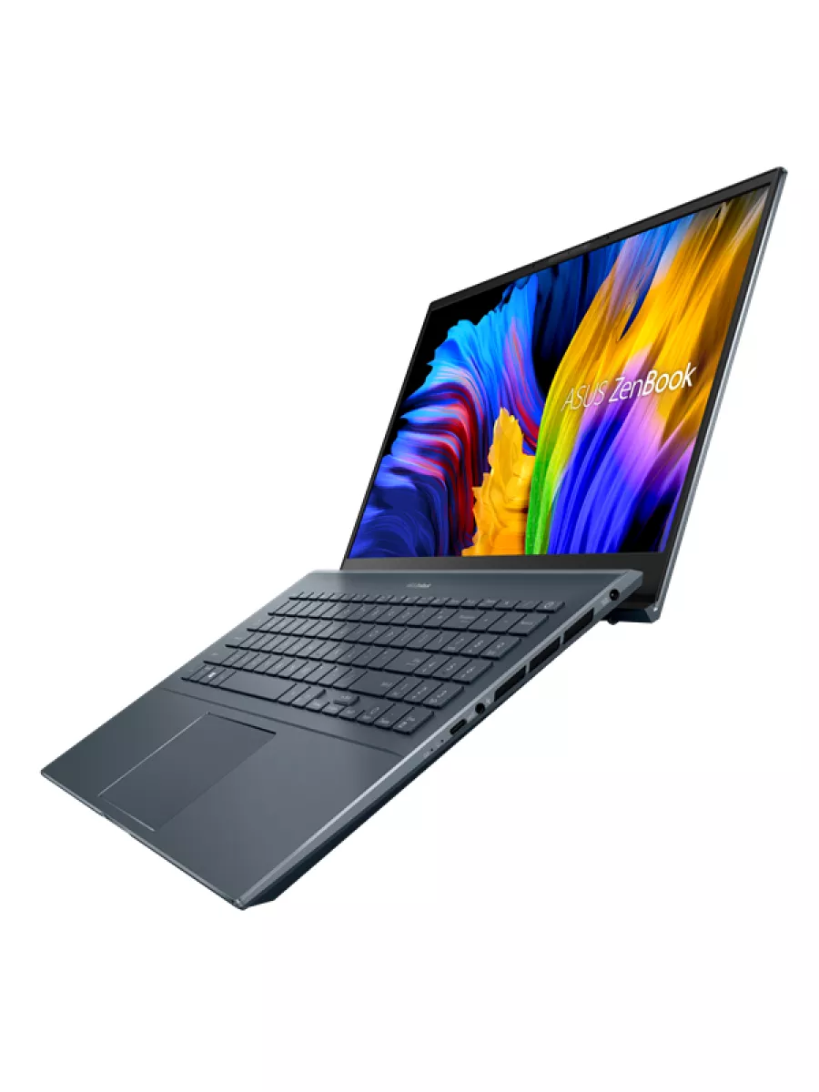 Ноутбук ASUS Zenbook Pro 15 UM535QA-KS241 AMD Ryzen 7 5800H/16Gb/1Tb SSD SSD Nvme/15.6 FHD GLARE TOUCH IPS 400 nit 1920x1080/WiFi5/BT/No OS/1.8Kg/PINE GREY(GLASS)/SLEEVE/RU_EN_Keyboard 90NB0UK1-M00BN0 90NB0UK1-M00BN0 #3