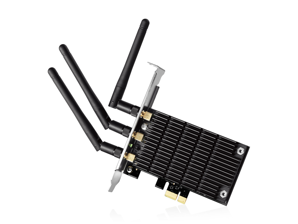 Сетевая карта TP-Link AC1900 1300ac+600n, 802.11ac/a/b/g/n, PCI Express Archer T9E Archer T9E