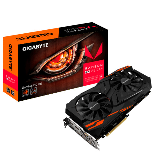 Видеокарта Radeon RTL {AMD RADEON RX VEGA56, 8192Mb, 2048bit, PCI-E 3.0, 3 x HDMI}) GV-RXVEGA56GAMING OC-8GD GV-RXVEGA56GAMING OC-8GD