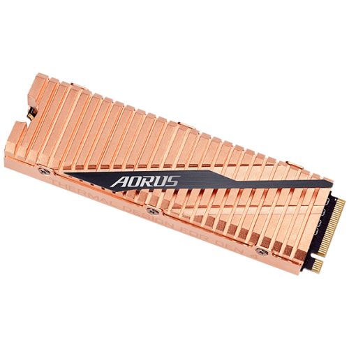 Твердотельный накопитель Gigabyte M.2 2280 500GB AORUS Client SSD PCIe Gen4x4 with NVMe, 5000/2500, IOPS 400/550K, MTBF 1.8M, 3D TLC, GP-ASM2NE6500GTTD GP-ASM2NE6500GTTD