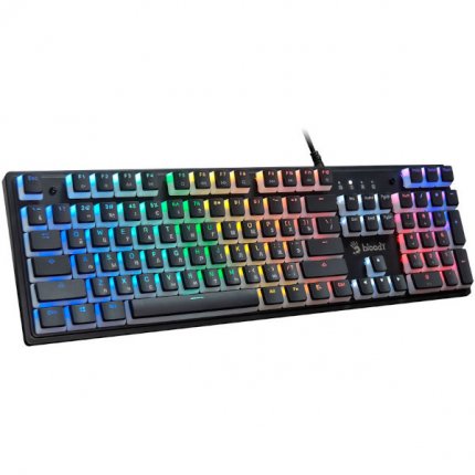 Клавиатура A4Tech   Bloody S510RP механическая черный USB for gamer LED ( S510RP PUDDING BLACK/BLMS RED S510RP PUDDING BLACK/BLMS RED