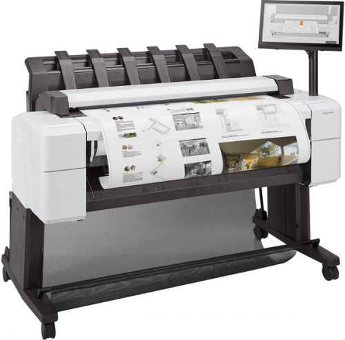 Плоттер HP DesignJet T2600 PS MFP (p/s/c, 36",2400x1200dpi, 3 A1ppm, 128GB, HDD 500GB, rollfeed, autocutter,output tray, stand, Scanner 36",600dpi, 15,6" touch display, extUSB, GigEth, 2y warr, repl. L2Y25A) 3XB78A 3XB78A #2