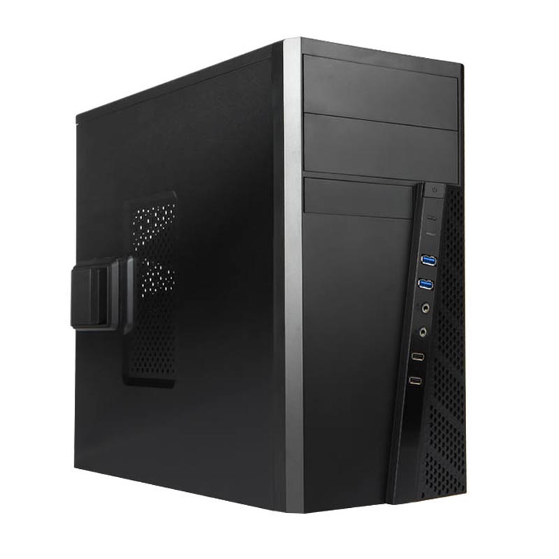 Корпус INWIN Mini Tower  EFS057BL Black RB-S500HQ70 H U3*2+U2*2+A(HD) + Screwless + key lock + key*3pcs 6134585 6134585