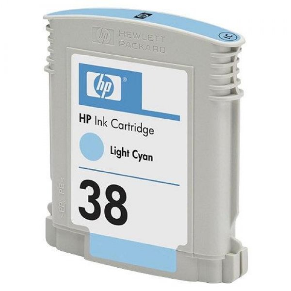 Картридж струйный HP №38 светло-голубой для HP PS Pro B9180 C9418A C9418A