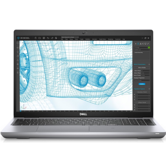 Ноутбук Dell Precision 3561 15.6" FHD(1920x1080) WVA Antiglare 400 nits/Intel Core i7 11850H(2.5GHz)/16 GB/SSD 1TB/noDVD/Nvidia T1200 (4GB DDR6)/Cam/BT/WiFi/97WHr/3y PS NBD/1.79kg/gray/W10Pro/TPM/FPR/SCR/vPro/NFC/Thdt4 3561-0556 3561-0556