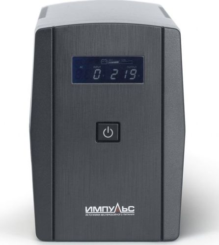 Источник бесперебойного питания Импульс ЮНИОР СМАРТ 1000/600 ВА/Вт, LCD, RS232, SCHUKOx2 JS10122 JS10122