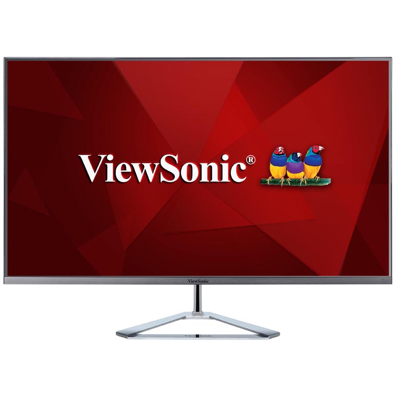 Монитор ViewSonic 32" IPS SuperClear, 2560x1440, 4ms, 250cd/m2, 178°/178°, 1200:1, HDMI, DP, Mini-DP, колонки, 75Hz, HDR10, Frameless, регул. наклона, VESA, Silver Black VX3276-2K-MHD-2 VX3276-2K-MHD-2