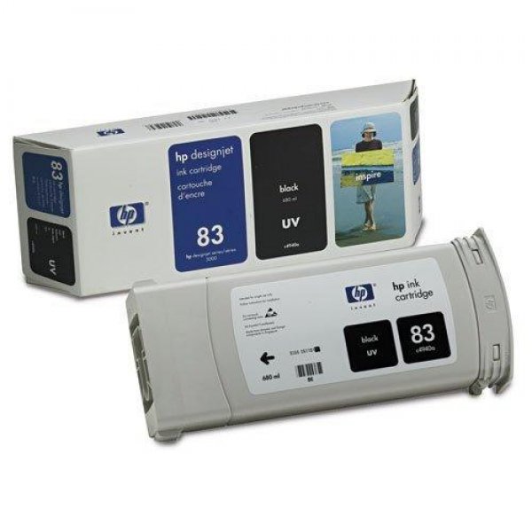Картридж HP 83 Black UV для Designjet 5000/5000ps/5500/5500ps 680-ml C4940A C4940A