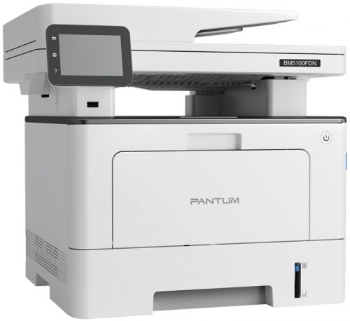 МФУ Pantum BM5100FDN P/C/S/F, Mono laser, А4, 40 ppm (max 100000 p/mon), 1.2 GHz, 1200x1200 dpi, 512 MB RAM, Duplex, DADF50, paper tray 250 pages, USB, LAN, start. cartridge 3000 pages BM5100FDN BM5100FDN