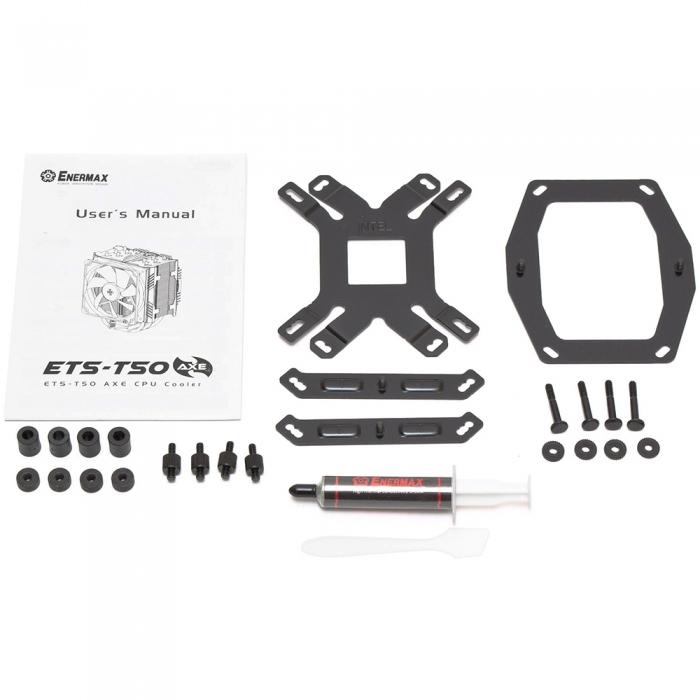 Вентилятор Enermax T50 AXE Silent Edition, TDP 230W, FAN140mm, Universal. RTL ETS-T50A-FSS ETS-T50A-FSS