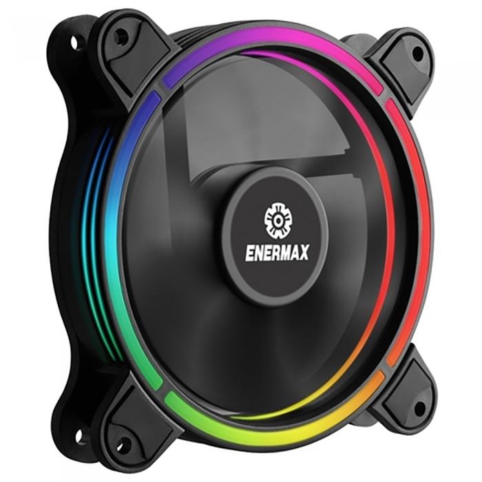 Вентилятор Enermax FAN 120mm, комплект из 3 шт, RGB, 500-1500rpm, 13.71-47,53CFM, 14-22dBA, RTL UCTBRGB12-BP3 UCTBRGB12-BP3