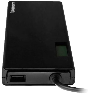 Блок питания Ippon для ноутбука автоматический 90W 15V-19.5V 11-connectors 1xUSB 2.1A от бытовой электросети LСD индикатор SD90U BLACK SD90U BLACK