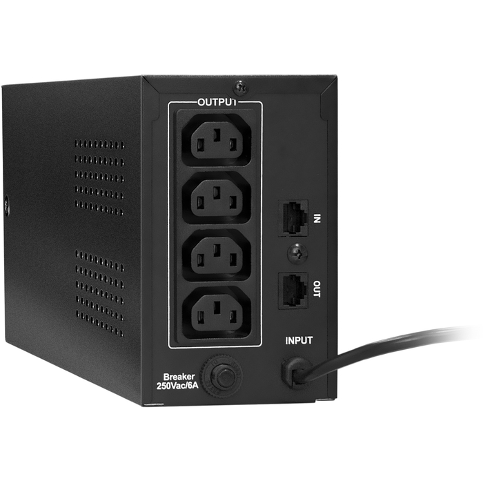 Источник бесперебойного питания Exegate SpecialPro UNB-600 600VA/360W, LED, AVR, 4*IEC-C13, RJ45/11 EP285602RUS EP285602RUS