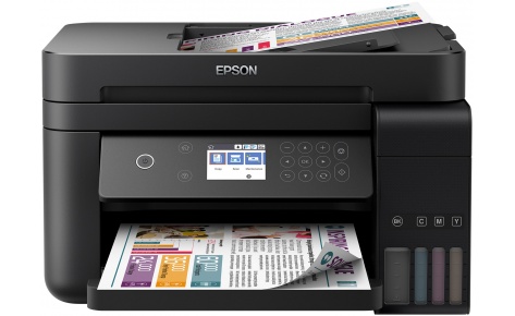 МФУ Epson L6170 Фабрика Печати А4, 4 цв., копир/принтер/сканер, ADF, Duplex, Ethernet, USB, WiFi C11CG20404 C11CG20404