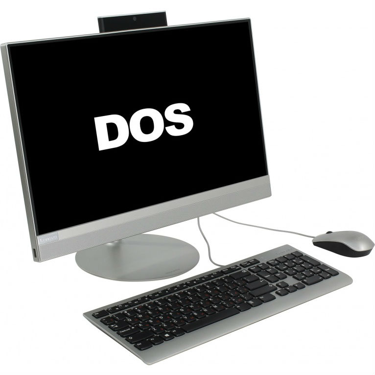 Моноблок Lenovo 520-22IKU 21.5" (1920x1080), 4GB, 1000GB, Intel Core i5-8250U, DVD±RW DL, Intel UHD Graphics, LAN, WiFi, BT, NoOS, веб камера, клавиатура + мышь, silver, серебристый  F0D500B8RK F0D500B8RK
