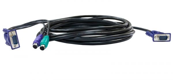 Кабель D-Link KVM Cable with VGA and 2 x PS/2 connectors for DKVM-4K, 4.5m DKVM-CB5/B1A DKVM-CB5/B1A