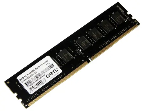 Модуль памяти 8GB GeIL DDR4 2400 DIMM (GN48GB2400C16S) 1.2V, Non-ECC, CL16, Bulk GN48GB2400C16S