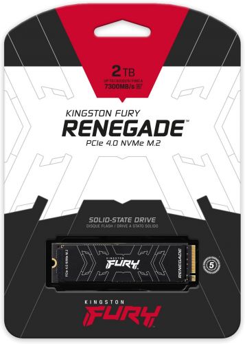 Твердотельный накопитель Kingston PCI-E 4.0 x4 2000Gb SFYRD/2000G Fury Renegade M.2 2280 SFYRD/2000G SFYRD/2000G