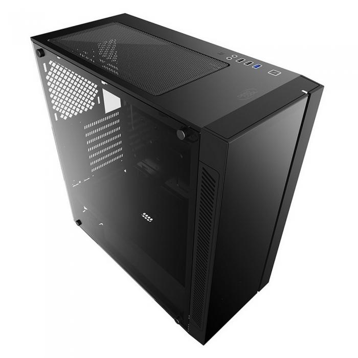Корпус DEEPCOOL MATREXX 55 ATX Black, LED strip (front), Стекл. фронтальная и боковая панели, Без БП  MATREXX 55 MATREXX 55