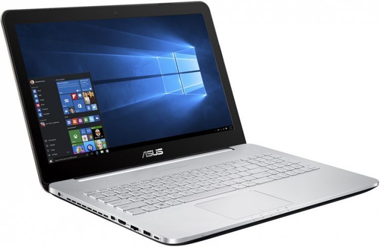 Ноутбук ASUS N552VX Intel i7 6700HQ/8Gb/1Tb/DVD-RW/15.6" FHD/NVIDIA GeForce GTX 950M 2Gb/Camera/Wi-Fi/Win10 Silver 90NB09P1-M04220 90NB09P1-M04220