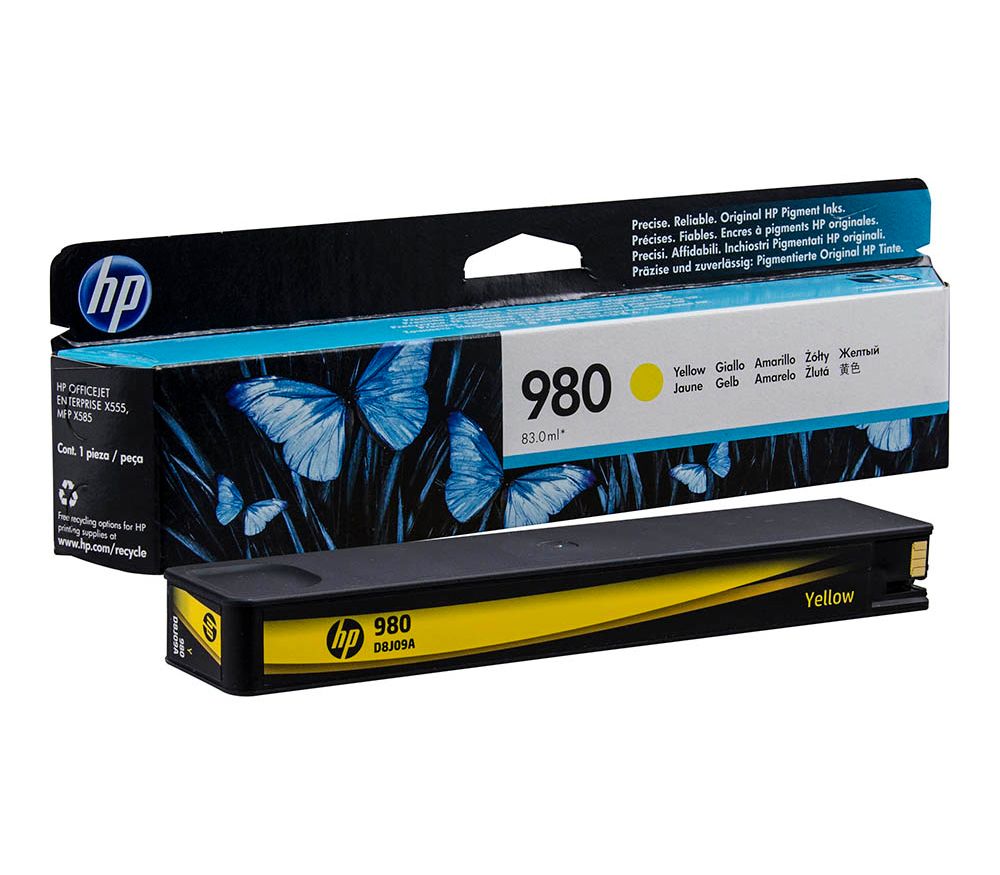 Картридж струйный HP желтый для HP OJ Ent X585/X555 (6600стр.) D8J09A D8J09A