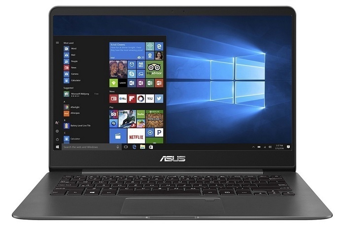 Ноутбук Asus Zenbook UX430UA-GV282R grey 14" FHD i7-8550U/16Gb/512Gb SSD/W10Pro 90NB0EC1-M07500 90NB0EC1-M07500