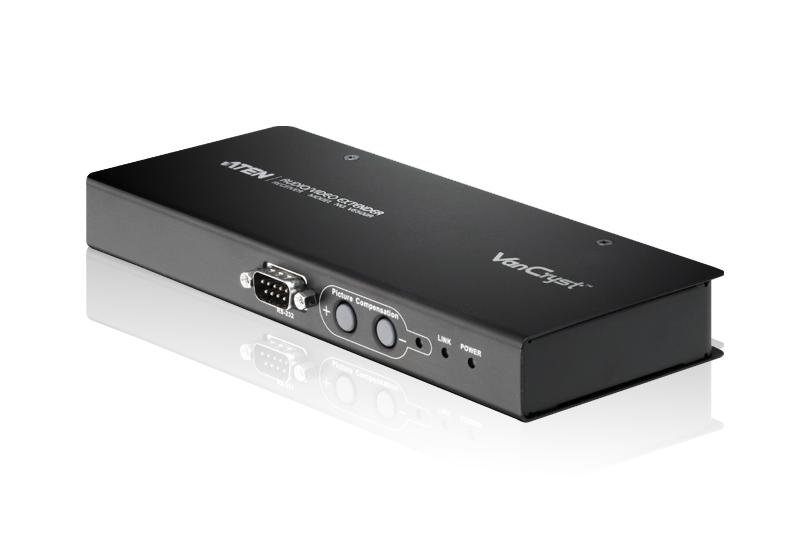Удлинитель ATEN VGA/SVGA+AUDIO+RS232, 150 м, без шнуров, Б.П.220> 5.3V VE500R-AT-G VE500R-AT-G