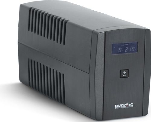 Источник бесперебойного питания Импульс ЮНИОР СМАРТ 1000/600 ВА/Вт, LCD, RS232, RJ11/RJ45, IEC-C13x4 JS10112 JS10112
