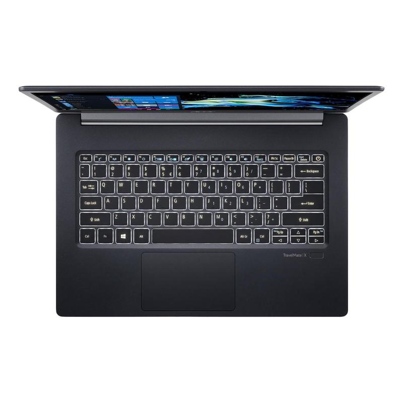 Ноутбук Acer TravelMate X5 TMX514-51-76CT 14" FHD IPS panel 300 nit 72% NTSC i7-8565U 16 GB DDR4 512GB PCIe NVMe SSD Win 10 Pro Black NX.VJ7ER.007 NX.VJ7ER.007