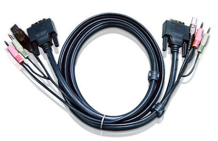 Кабель ATEN DVI/USBA/SP.MC-DVI/USB B; 5M 2L-7D05U 2L-7D05U