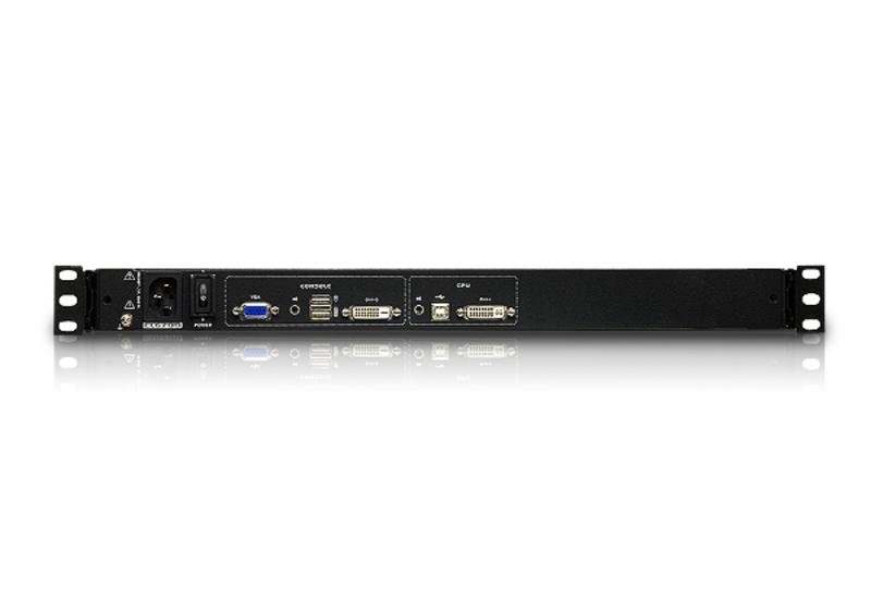 Консоль управления ATEN 19", DVI+KBD+MOUSE+SPEAKER USB, с KVM-шнуром USB 1.8м, LCD/ЖК экран 19", лат./рус.клав CL6700N-ATA-RG CL6700N-ATA-RG
