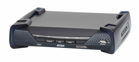 Удлинитель-передатчик ATEN KVM USB HDMI+AUDIO+RS232, 10км при прямом подкл через SFP модуль/неогранич, через switch, 1xUTP Cat5e, HDMI+4xUSB A-тип+2xMINI JACK+DB9+SFP, 9xF+M, спец,шнур, Б,П,220> 5V, (макс,разр,3840x2160) KE8950R-AX-G KE8950R-AX-G