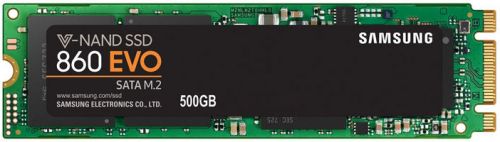 Твердотельный накопитель Samsung SSD M.2 2280 (SATA) 500 Gb Samsung 860 EVO MZ-N6E500BW MZ-N6E500BW
