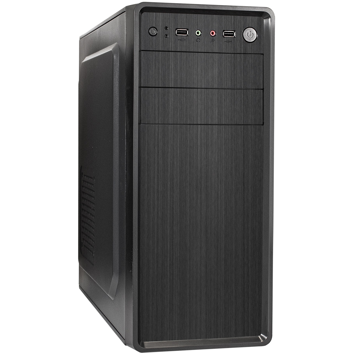 Корпус Exegate  XP-401 Black ATX, mATX, Midi-Tower, без БП, 2xUSB 2.0, Audio EX283729RUS EX283729RUS