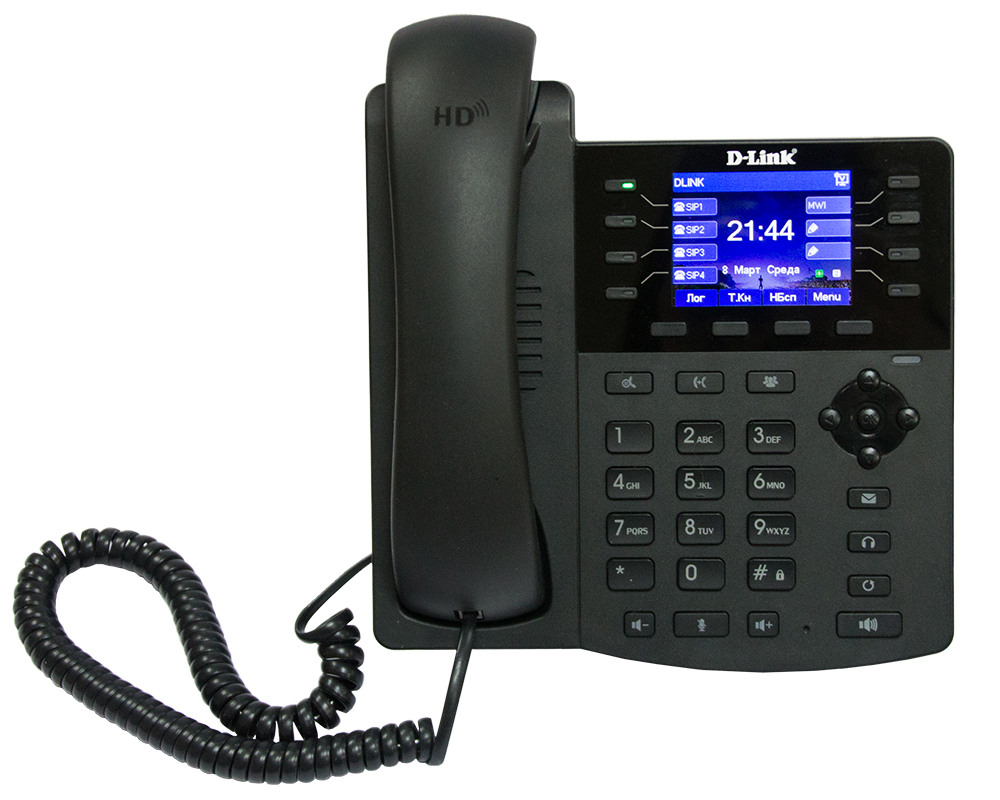 Телефон D-Link VoIP Phone with PoE support, 1 10/100Base-TX WAN port and 1 10/100Base-TX LAN port DPH-150SE/F5B DPH-150SE/F5B