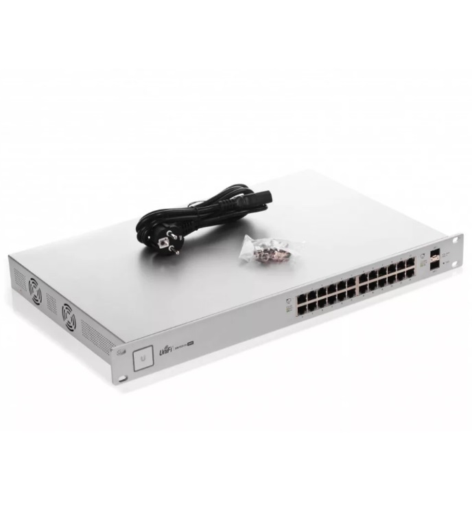 Коммутатор 24PORT 1000M 1SFP UNIFI US-24 UBIQUITI(US-24) US-24