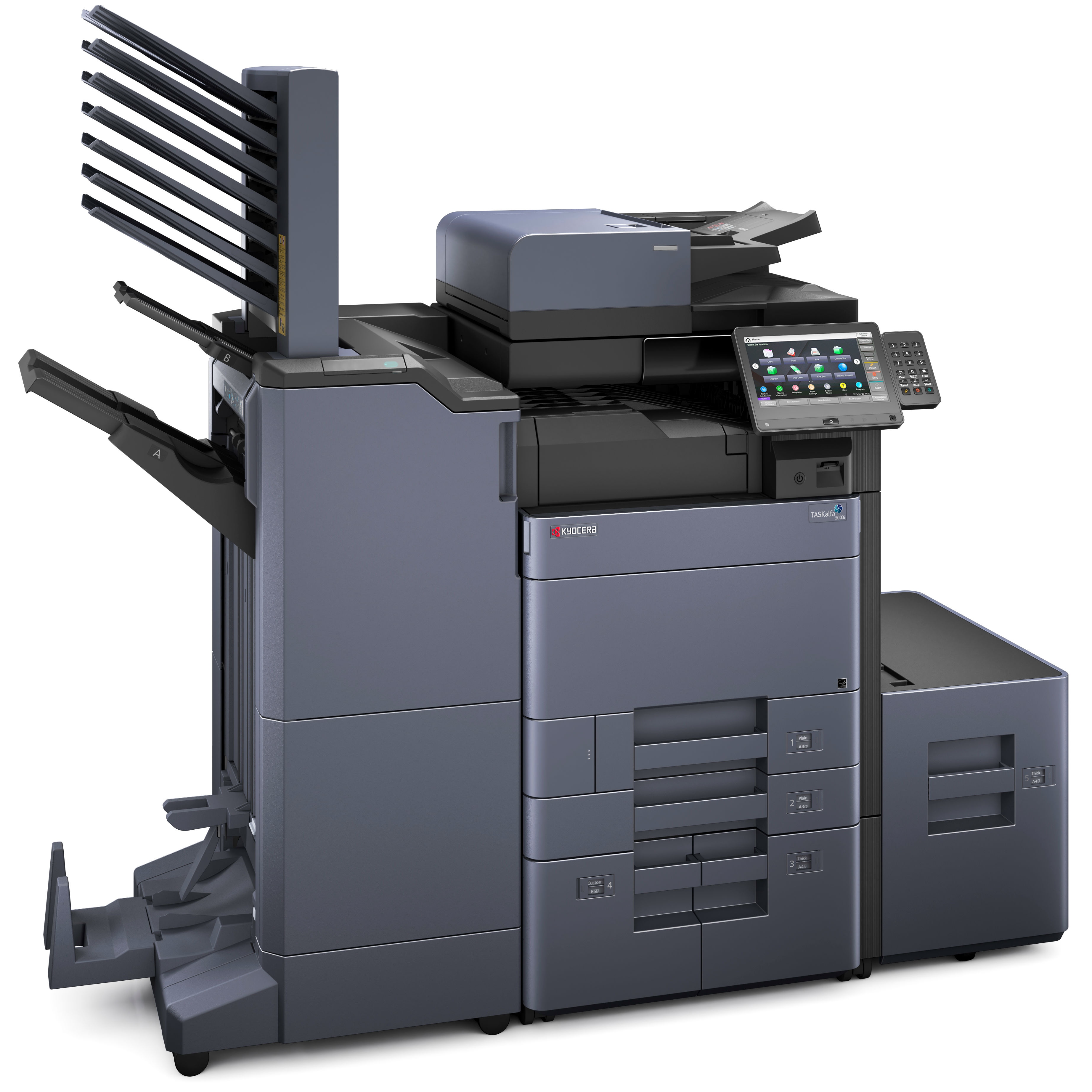 МФУ Kyocera TASKalfa 5003i (A3, P/C/S/F 50/25,дуплекс, 2*500 л.,сеть, USB 2.0, 8 GB RAM+SSD+320 GB HDD, без крыш 1102VL3NL0 1102VL3NL0
