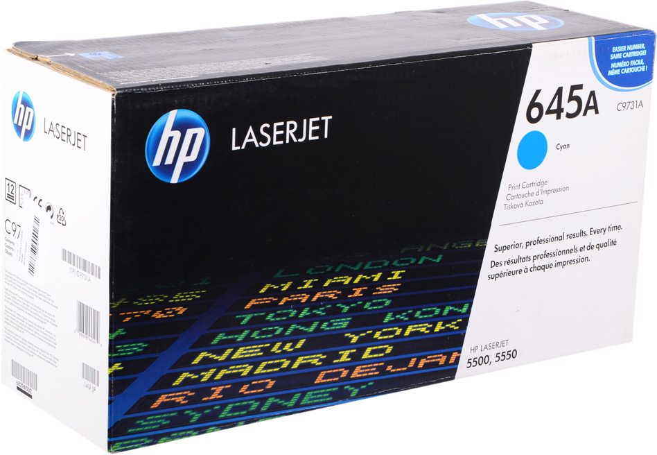 Картридж HP C9731A cyan for Color LaserJet 5500 C9731A #1