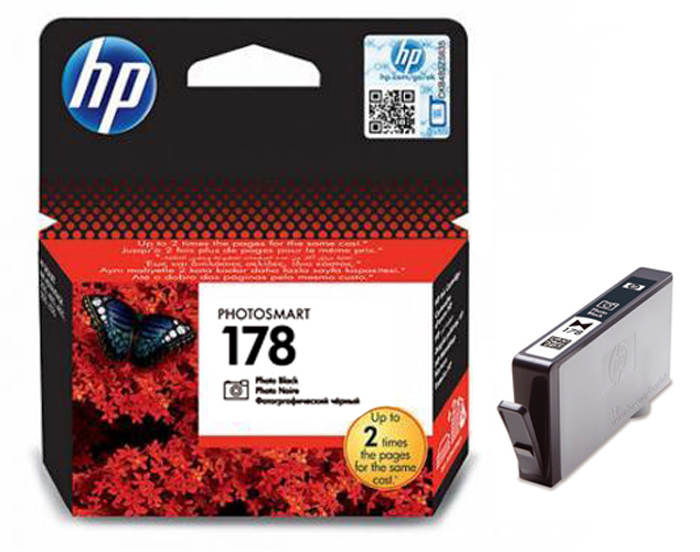 Картридж струйный HP №178 фото черный для HP C5383/C6383/B8553/D5463 CB317HE CB317HE