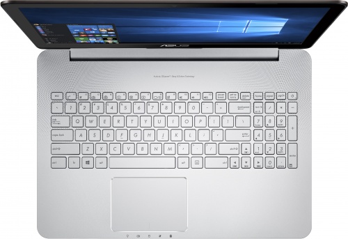 Ноутбук ASUS VivoBook Pro N752VX 17.3" Intel Core i7 6700HQ, 2600 МГц, 128 Гб SSD, GeForce GTX 950M 4096 Мб, DVD-RW, Wi-Fi, Bluetooth, Cam, Windows 10 серый (90NB0AY1-M03180) 90NB0AY1-M03180