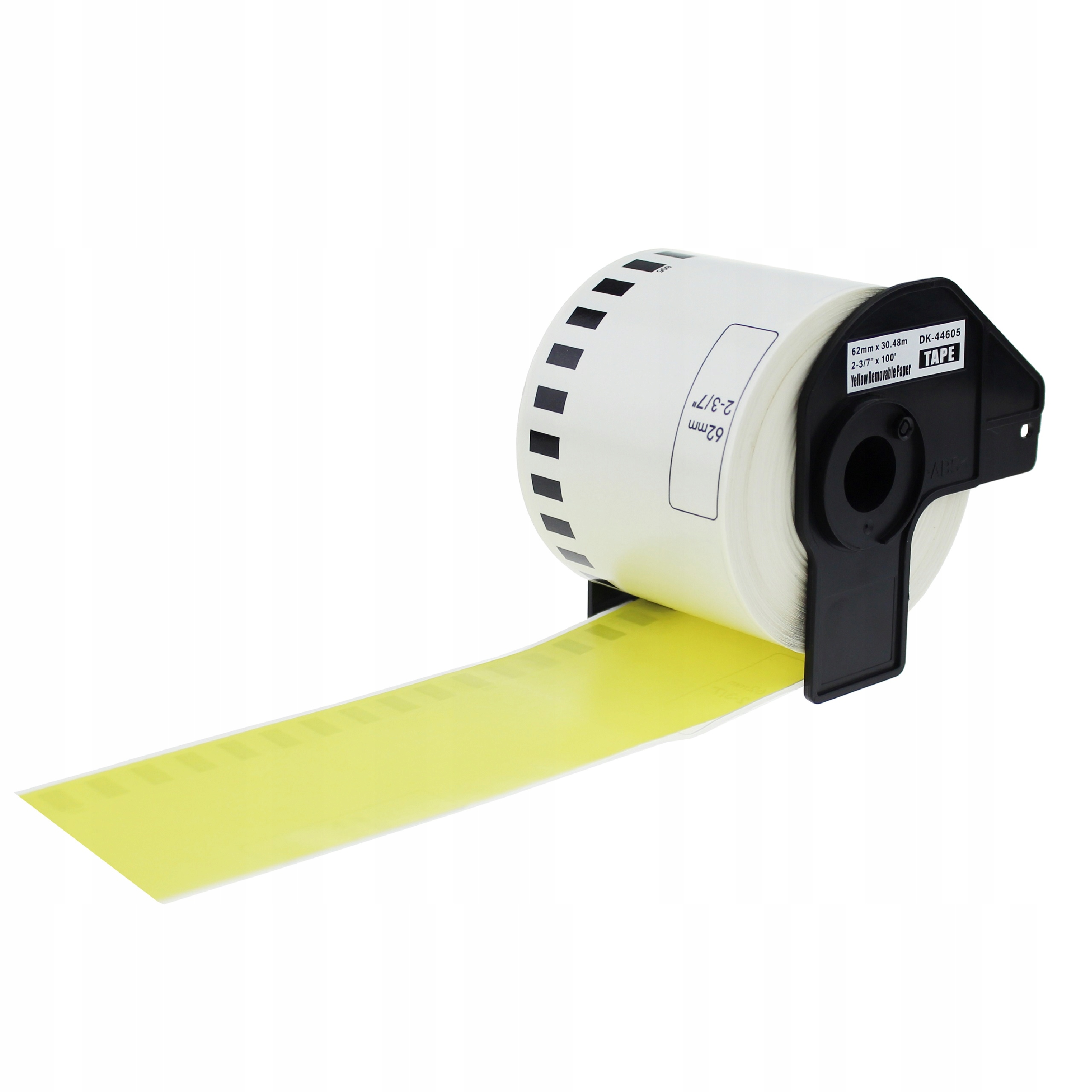 Наклейка Brother DK44605 адресная Removable Paper Yellow Labels 62ММ DK44605 DK44605 #1