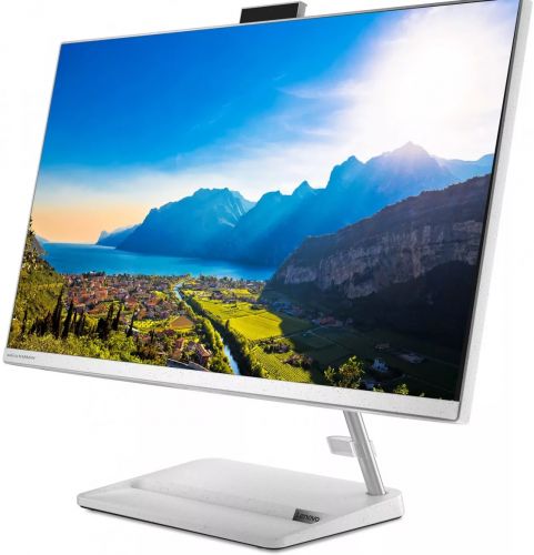 Моноблок Lenovo IdeaCentre AIO 3 27ITL6 27"(1920x1080)/Intel Core i5 1135G7(2,4Ghz)/8192Mb/256SSDGb/noDVD/Int:Intel Iris Xe Graphics/BT/WiFi/war 1y/8,77kg/white/DOS + Keyboard, mouse USB F0FW00LTRK F0FW00LTRK