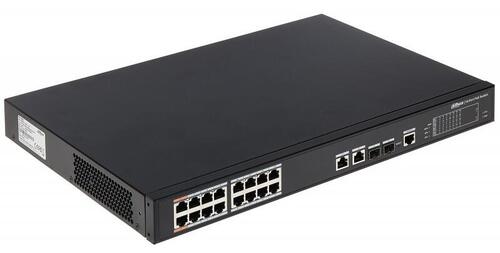 Коммутатор Dahua DH-PFS4218-16ET-240 16x100Mb 2G 16PoE управляемый DH-PFS4218-16ET-240 DH-PFS4218-16ET-240
