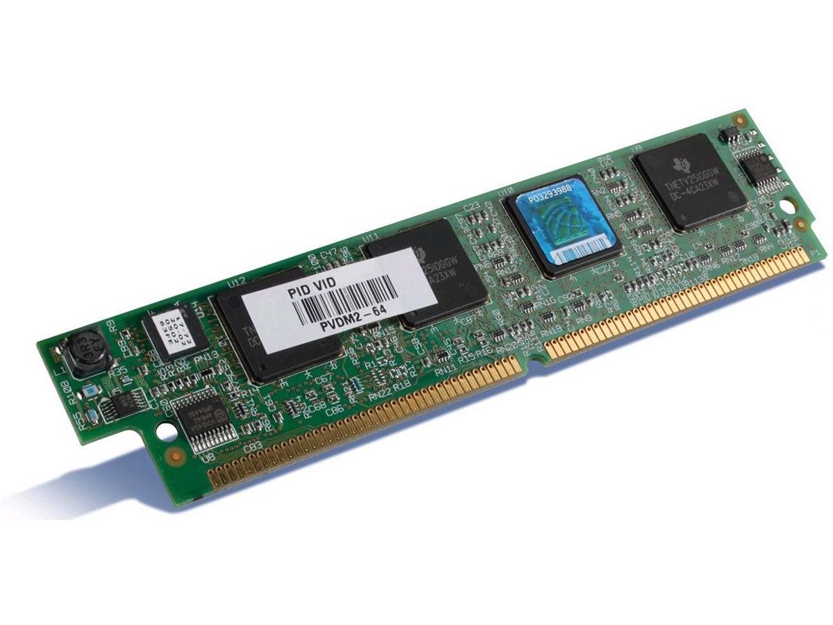Модуль 16-channel high-density voice and video DSP module SPARE PVDM3-16=