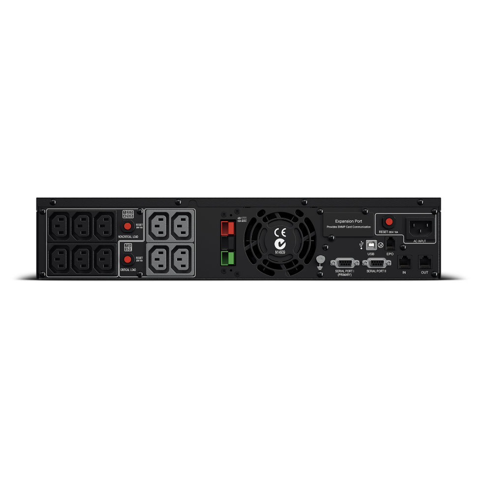 Источник бесперебойного питания CyberPower PR1500ELCDRT2U 1500VA/1350W, 8*IEC-320 С13, USB&Serial, RJ11/RJ45, SNMPslot, LCD дисплей PR1500ELCDRTXL2U PR1500ELCDRTXL2U